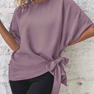 Lavender Blouse Size M New Work Casual Party